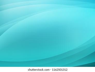 Light BLUE vector cover with long lines. Decorative shining illustration with lines on abstract template. The pattern can be used as ads, poster, banner for commercial.