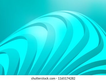 Light BLUE vector cover with long lines. Blurred decorative design in simple style with lines. Best design for your ad, poster, banner.