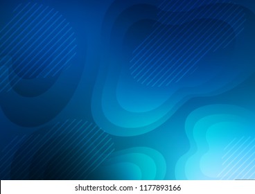 Light BLUE vector cover with long lines. Shining colored illustration with narrow lines. The pattern can be used for websites.