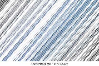 Light BLUE vector cover with long lines. Lines on blurred abstract background with gradient. The pattern can be used for websites.