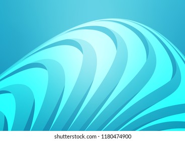Light BLUE vector cover with long lines. Modern geometrical abstract illustration with staves. The pattern can be used for websites.