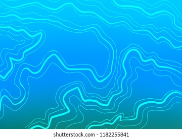Light BLUE vector cover with long lines. Blurred decorative design in simple style with lines. The pattern can be used as ads, poster, banner for commercial.