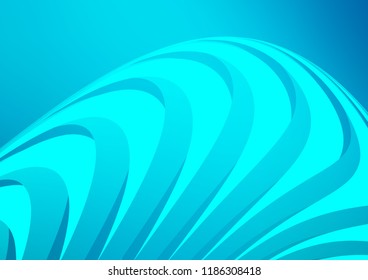 Light BLUE vector cover with long lines. Modern geometrical abstract illustration with staves. The pattern can be used as ads, poster, banner for commercial.