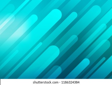 Light BLUE vector cover with long lines. Glitter abstract illustration with colored sticks. The pattern can be used for websites.
