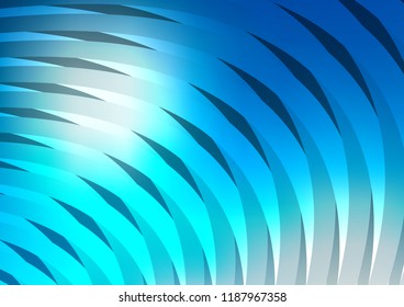 Light BLUE vector cover with long lines. Blurred decorative design in simple style with lines. The pattern can be used as ads, poster, banner for commercial.