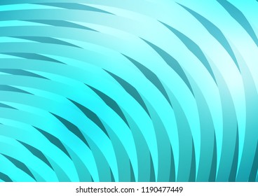 Light BLUE vector cover with long lines. Decorative shining illustration with lines on abstract template. The pattern can be used for websites.