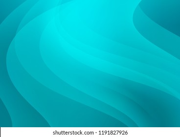 Light BLUE vector cover with long lines. Modern geometrical abstract illustration with staves. Smart design for your business advert.