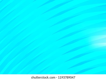 Light BLUE vector cover with long lines. Glitter abstract illustration with colored sticks. Smart design for your business advert.