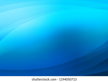 Light BLUE vector cover with long lines. Blurred decorative design in simple style with lines. Smart design for your business advert.