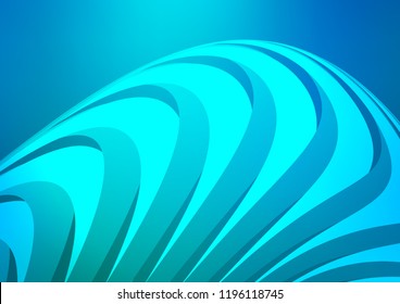Light BLUE vector cover with long lines. Lines on blurred abstract background with gradient. The pattern can be used as ads, poster, banner for commercial.