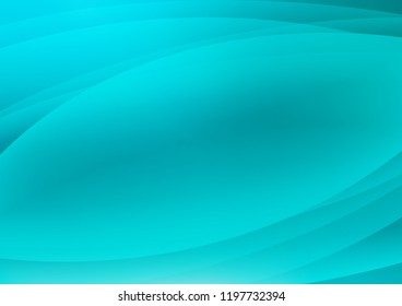 Light BLUE vector cover with long lines. Lines on blurred abstract background with gradient. Best design for your ad, poster, banner.