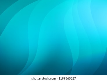 Light BLUE vector cover with long lines. Lines on blurred abstract background with gradient. The pattern can be used as ads, poster, banner for commercial.