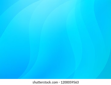 Light BLUE vector cover with long lines. Shining colored illustration with narrow lines. Smart design for your business advert.