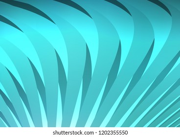 Light BLUE vector cover with long lines. Shining colored illustration with narrow lines. The pattern can be used for websites.