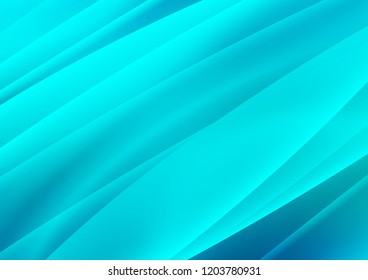 Light BLUE vector cover with long lines. Modern geometrical abstract illustration with staves. The pattern can be used as ads, poster, banner for commercial.
