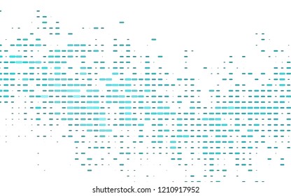 light BLUE vector cover with long lines. Decorative shining illustration with lines on abstract template. The pattern can be used for websites.