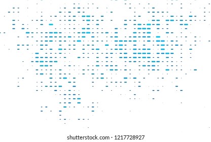 Light BLUE vector cover with long lines. Modern geometrical abstract illustration with staves. The pattern can be used as ads, poster, banner for commercial.
