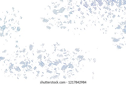 Light BLUE vector cover with long lines. Modern geometrical abstract illustration with staves. The pattern can be used as ads, poster, banner for commercial.