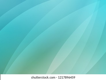 Light BLUE vector cover with long lines. Modern geometrical abstract illustration with staves. Smart design for your business advert.
