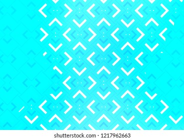 Light BLUE vector cover with long lines. Modern geometrical abstract illustration with staves. The template can be used as a background.