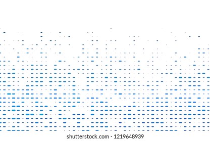 Light BLUE vector cover with long lines. Modern geometrical abstract illustration with staves. Smart design for your business advert.