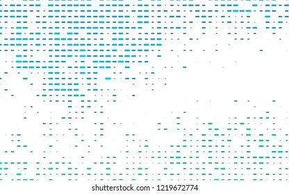 Light BLUE vector cover with long lines. Decorative shining illustration with lines on abstract template. The pattern can be used for websites.