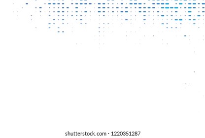 Light BLUE vector cover with long lines. Glitter abstract illustration with colored sticks. The pattern can be used as ads, poster, banner for commercial.