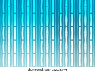 Light BLUE vector cover with long lines. Blurred decorative design in simple style with lines. The pattern can be used for websites.