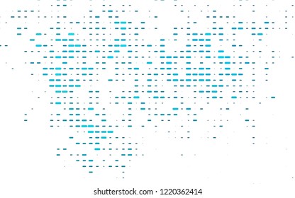 Light BLUE vector cover with long lines. Modern geometrical abstract illustration with staves. The pattern can be used for websites.