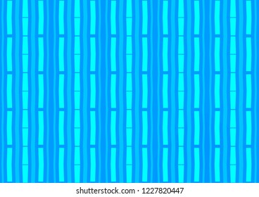 Light BLUE vector cover with long lines. Shining colored illustration with narrow lines. The pattern can be used as ads, poster, banner for commercial.
