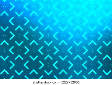 Light BLUE vector cover with long lines. Glitter abstract illustration with colored sticks. The pattern can be used as ads, poster, banner for commercial.