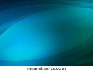 Light BLUE vector cover with long lines. Decorative shining illustration with lines on abstract template. Smart design for your business advert.