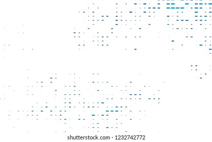 Light BLUE vector cover with long lines. Glitter abstract illustration with colored sticks. Smart design for your business advert.