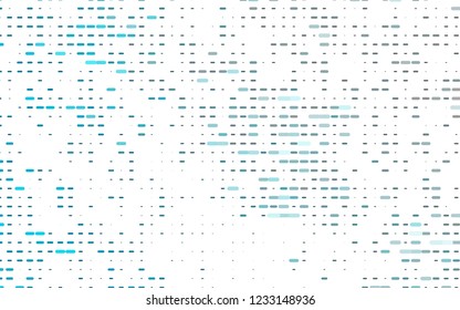Light BLUE vector cover with long lines. Lines on blurred abstract background with gradient. The template can be used as a background.