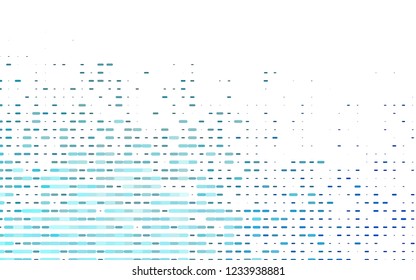 light BLUE vector cover with long lines. Modern geometrical abstract illustration with staves. Best design for your ad, poster, banner.