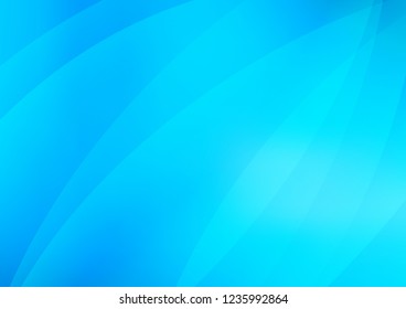Light BLUE vector cover with long lines. Shining colored illustration with narrow lines. The template can be used as a background.