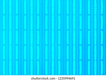 Light BLUE vector cover with long lines. Modern geometrical abstract illustration with staves. The template can be used as a background.
