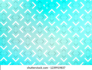 Light BLUE vector cover with long lines. Decorative shining illustration with lines on abstract template. Best design for your ad, poster, banner.