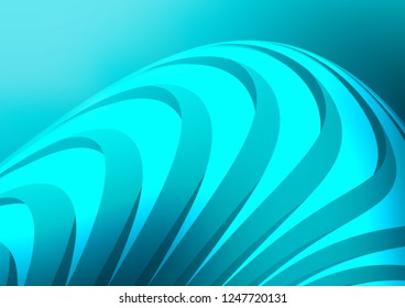 Light BLUE vector cover with long lines. Blurred decorative design in simple style with lines. The pattern can be used for busines ad, booklets, leaflets