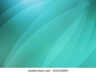 Light BLUE vector cover with long lines. Modern geometrical abstract illustration with staves. The pattern can be used for busines ad, booklets, leaflets