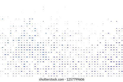 light BLUE vector cover with long lines. Glitter abstract illustration with colored sticks. The pattern can be used for busines ad, booklets, leaflets