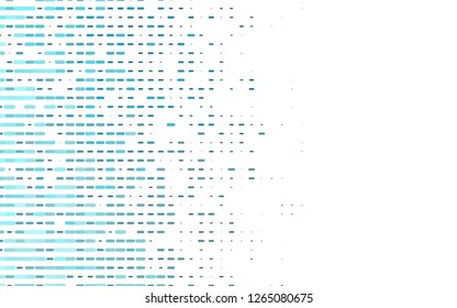 Light BLUE vector cover with long lines. Decorative shining illustration with lines on abstract template. The pattern can be used for busines ad, booklets, leaflets