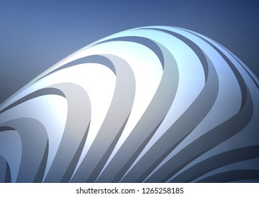Light BLUE vector cover with long lines. Modern geometrical abstract illustration with staves. The pattern can be used for websites.