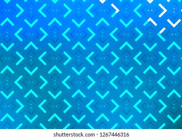 Light BLUE vector cover with long lines. Shining colored illustration with narrow lines. The pattern can be used as ads, poster, banner for commercial.