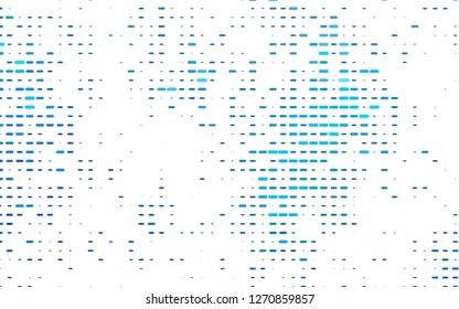 Light BLUE vector cover with long lines. Shining colored illustration with narrow lines. The template can be used as a background.