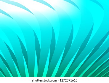 Light BLUE vector cover with long lines. Lines on blurred abstract background with gradient. The pattern can be used as ads, poster, banner for commercial.