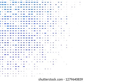 light BLUE vector cover with long lines. Decorative shining illustration with lines on abstract template. Best design for your ad, poster, banner.