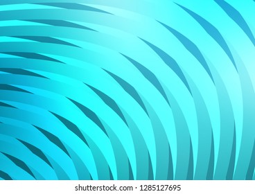 Light BLUE vector cover with long lines. Blurred decorative design in simple style with lines. Best design for your ad, poster, banner.