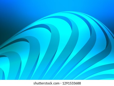 Light BLUE vector cover with long lines. Modern geometrical abstract illustration with staves. The pattern can be used as ads, poster, banner for commercial.