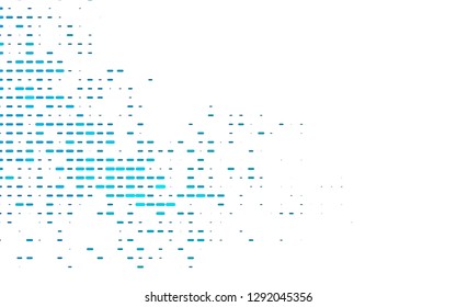 Light BLUE vector cover with long lines. Glitter abstract illustration with colored sticks. The template can be used as a background.